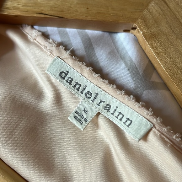 Cream midi dress with elastic waist and 3/4 sleeves - Picture 5 of 5